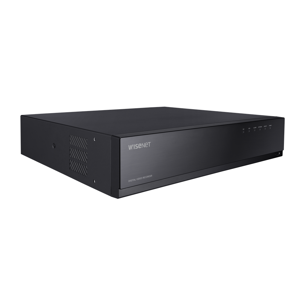 Hanwha - HRX-1635-16TB - 5-in-1 16CH Pentabrid DVR- 16TB Raw Storage, AHD, HDTVI, HDCVI (up to 8MP), Total 18CH(Analog Maximum 16CH and 2 Network Maximum 18CH), Analog Camera up 8MP(15/12fps), 5MP(20/12fps), 4MP(30/25fps), 2MP(30/25fps),1MP(30/25fps)