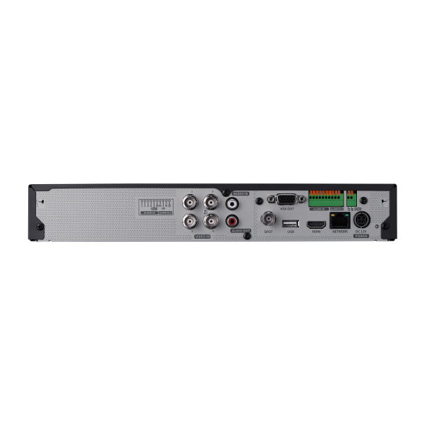 Hanwha - HRX-420-4TB - 6 Channel AHD, TVI, CVI, CVBS, IP Pentabrid Recorder with 4TB HDD