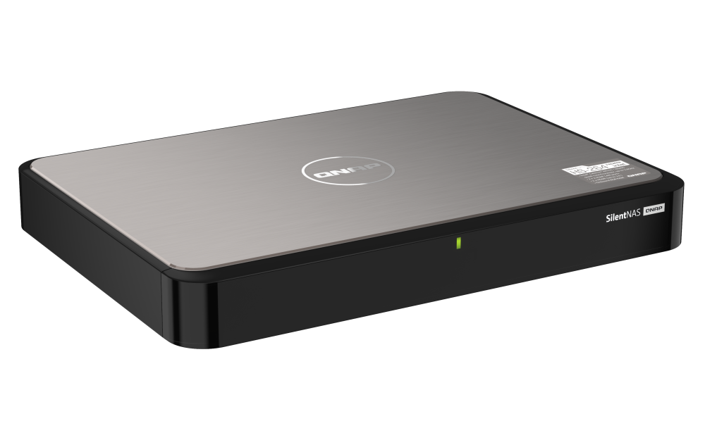 QNAP - HS-264-8G-US - QNAP HS-264 2-Drive Fanless NAS, Intel 4C/4T Processor, Burst up to 2.9 GHz, 8GB DDR4 RAM, 2 x 2.5