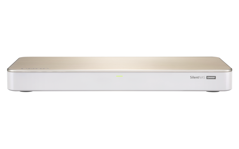 QNAP - HS-453DX-8G-US - QNAP HS-453DX 4-drive fanless NAS. Intel 4-core 1.5GHz, 8GB DDR4 RAM, 2 x 2.5