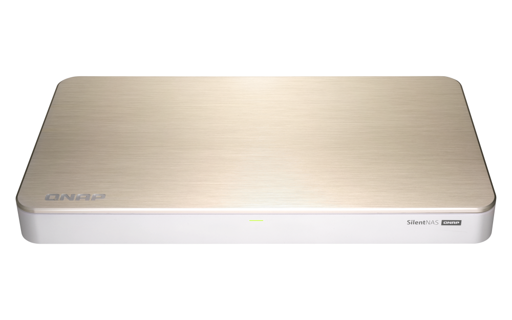 QNAP - HS-453DX-8G-US - QNAP HS-453DX 4-drive fanless NAS. Intel 4-core 1.5GHz, 8GB DDR4 RAM, 2 x 2.5