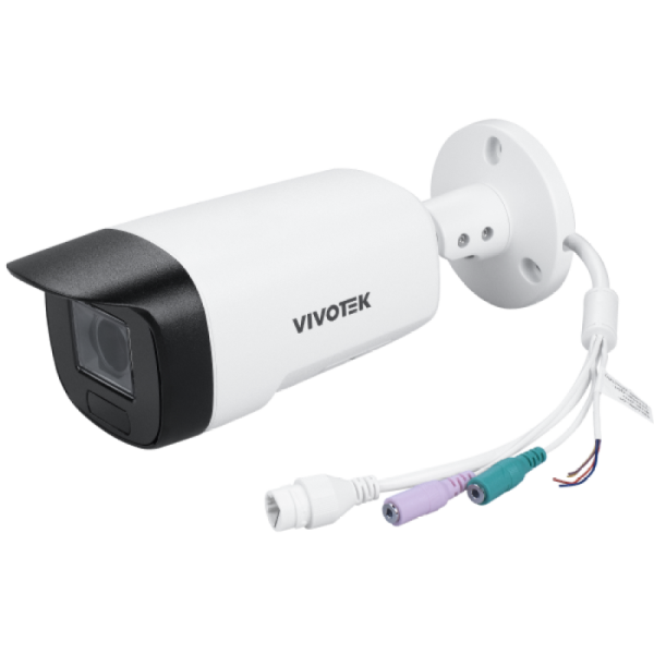 Vivotek - IB9389-EHTV-V3 - V-Series 5MP AI IR IP Bullet Cam 2.8-12mm P-Iris IP67 IK10