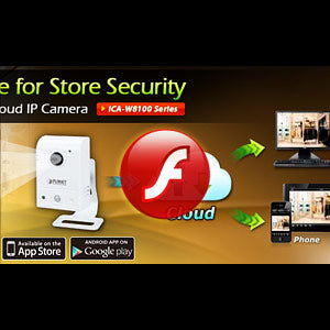 Planet - ICA-W8100 - Wireless Cube Fish-Eye IP Camera