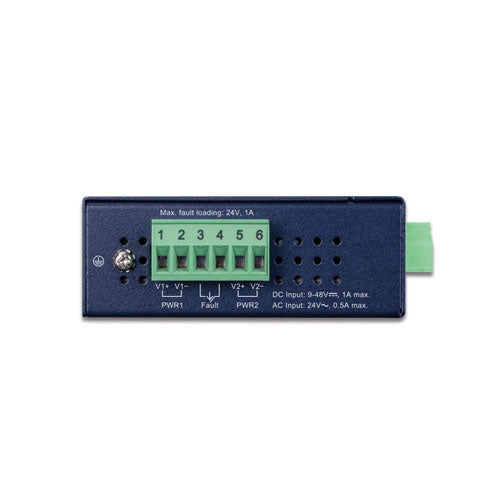 Planet - ICS-2102T - IP30 Industrial 1-Port RS232/RS422/RS485 Serial Device Server (1 x 100BASE-FX SC, Multi-mode 2km, -40~75 degrees C