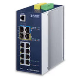 PLANET - IGS-5225-8T2S2X - Industrial L3 8-Port 10/100/1000T + 2-Port 1G/2.5G SFP + 2-Port 10G SFP+ Managed Ethernet Switch