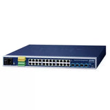 PLANET - IGS-R4215-24T4X - Industrial L2/L4 24-Port 10/100/1000T + 4-Port 10G SFP+ Managed Ethernet Switch