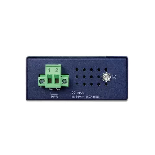 Planet - IGTP-815AT - IP30 Compact size Industrial 100/1000BASE-X SFP to 10/100/1000BASE-T 802.3at PoE+ Media Converter (-40 to 75 C)