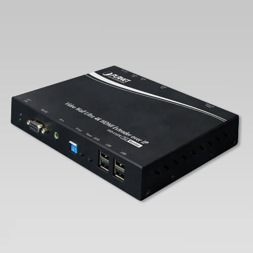 Planet - IHD-410PR - Video Wall Ultra 4K HDMI/USB Extender Receiver over IP with PoE - Ultra High Definition Digital Signage