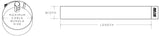 Rip-Tie - D-10-WO - 1-1/2 Inch Wide Original CableWrap with Write-On 1-1/2" x 10