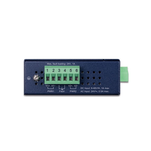Planet - IMG-2105AT - IP30 Industrial 1-Port RS232/RS422/RS485 Modbus Gateway (1 x 100BASE-FX SFP slot, -40~75 degrees C)