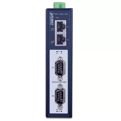 Planet - IMG-2200T - Industrial 2-Port RS232/422/485 Modbus Gateway