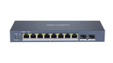 Hikvision - DS-3E1510P-SI - Smart Series 8-ch Gigabit PoE Switch