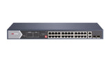 Hikvision - DS-3E0528HP-E - 24P Giga Unmanaged HIPOE Switch