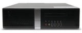 EXACQ - 1608-08T-1QW-E - Hybrid Desktop Q-Series exacqVision NVR with 8 IP Enterprise licenses (32 max) and 16 analog channels, 8TB Internal storage. Windows 10 IoT Ent LTSC OS on SSD, 8GB RAM, Dual 2.5GbE on-board, 4 x USB, 1 x HDMI, 2 x DP, 1 x VGA