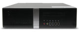 EXACQ - IP08-08T-1QL-E - IP Desktop Q-Series exacqVision NVR with 8 IP Enterprise licenses (32 max), 8TB Internal storage. Linux Ubuntu 22.04 LTS OS on SSD, 8GB RAM, Dual 2.5GbE on-board, 4 x USB, 1 x HDMI, 2 x DP, 1 x VGA. Includes mouse and keyboar