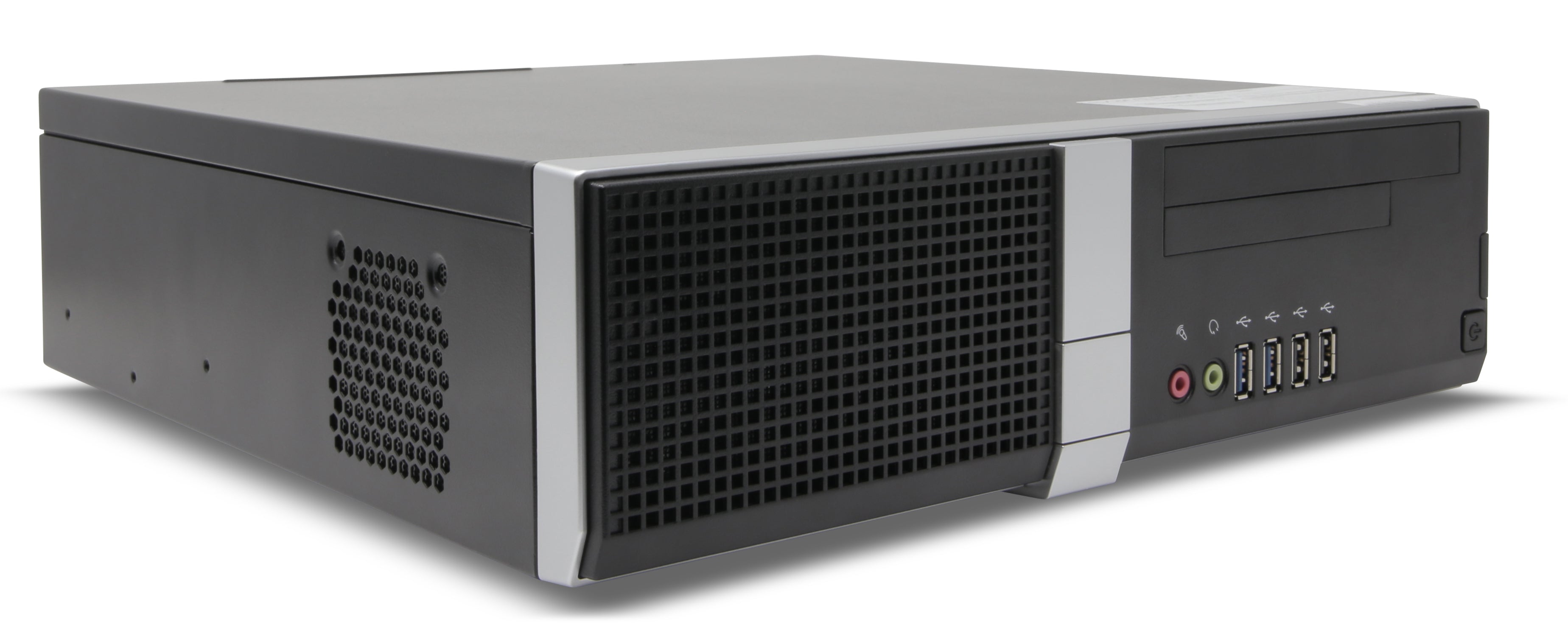 EXACQ - 1608-08T-1QW-E - Hybrid Desktop Q-Series exacqVision NVR with 8 IP Enterprise licenses (32 max) and 16 analog channels, 8TB Internal storage. Windows 10 IoT Ent LTSC OS on SSD, 8GB RAM, Dual 2.5GbE on-board, 4 x USB, 1 x HDMI, 2 x DP, 1 x VGA