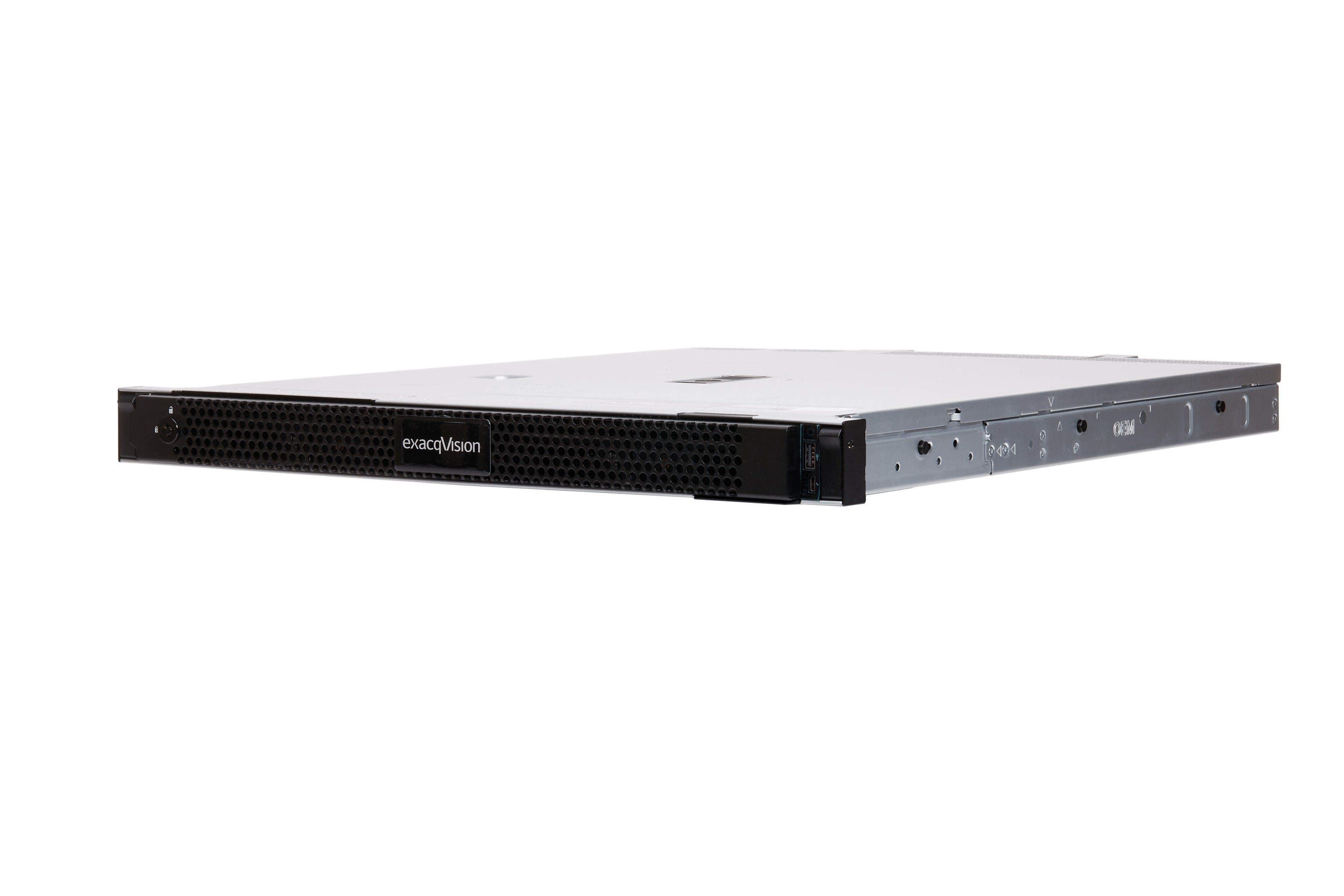 ExacqVision - IP08-16T-R1XW-E - IP 1U Rackmount Redundant X-Series NVR with 8 IP Enterprise Licenses (150 max), 16TB RAID5 Configured Storage (12TB usable). Windows Server 2022 OS on Dual SSD RAID1, Redundant Power Supplies, 16GB RAM, Dual 1GbE