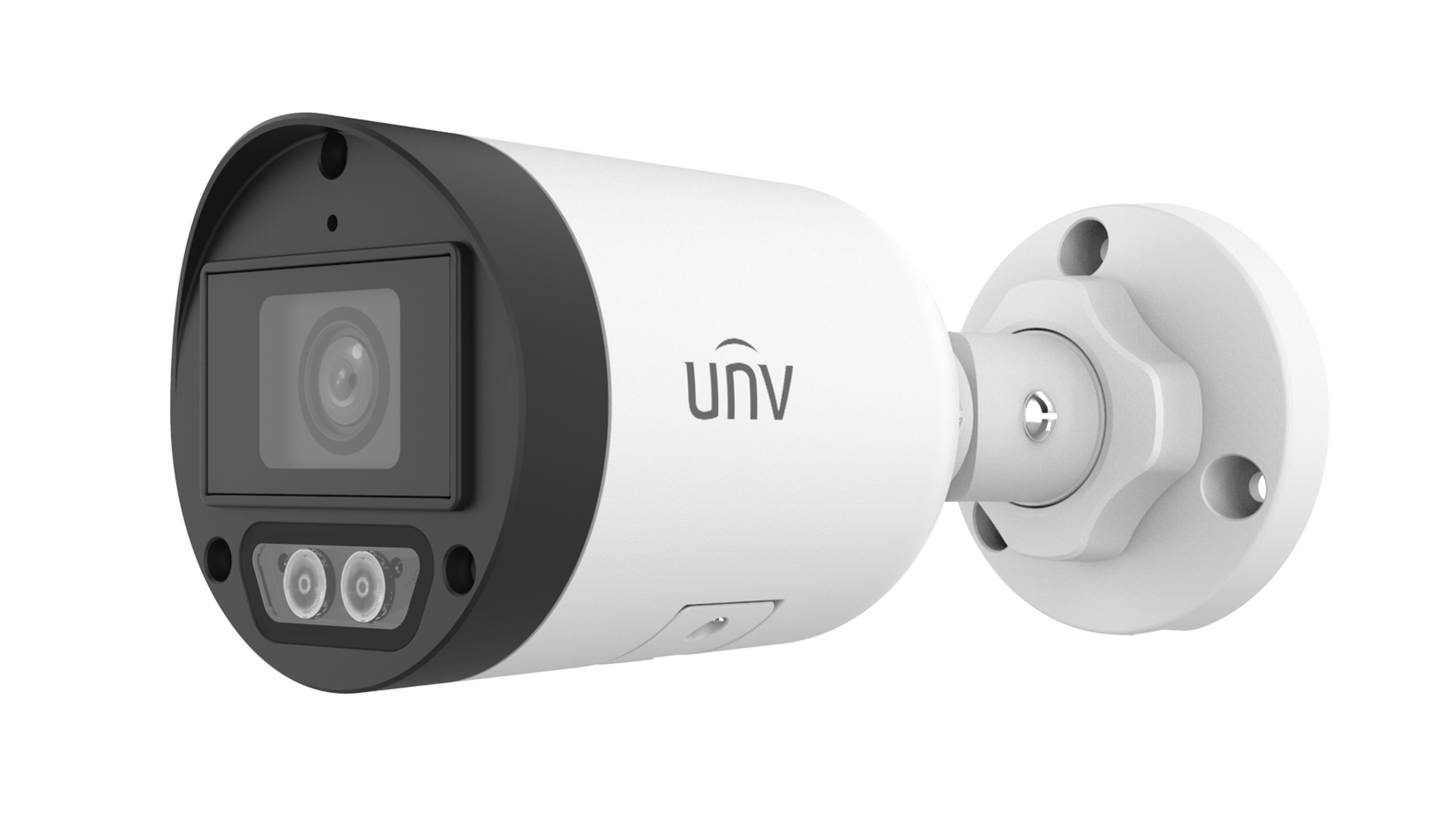 UNV - IPC2124LB-AF28K-DL - UNV 4MP Dual Light Fixed Mini Bullet, 2.8mm, Built-in Mic（No UMD）