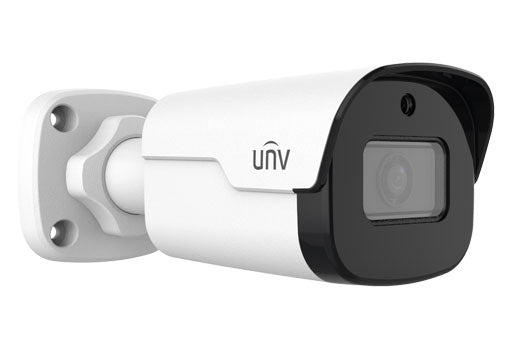 Uniview - IPC2124SS-ADF40KM - UNV 4MP Mini Bullet Network Camera(LightHunter,30m IR,WDR,POE,4mm,Build-in MicroPhone,SD)