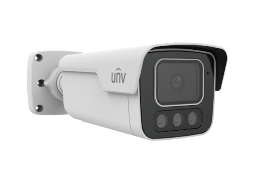 UNV - IPC2B18SS-ADF40KMC-I1 - UNV 8MP Tri-guard 2.0 Bullet(F1.0, Red&Blue light, Alarm&Audio interfaces)