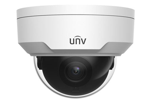 Uniview - IPC322SB-DF40K-I0 - UNV 2MP Network Fixed Dome(LightHunter,Premier Protection,4mm,WDR,30m IR,SD Slot,3 Axis,PoE,H.265,Audio,Alarm)