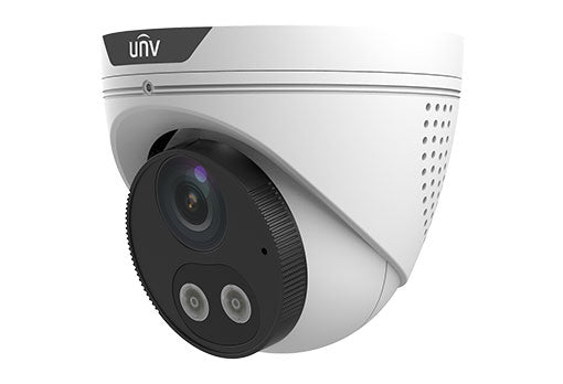 Uniview - IPC3614SR3-ADF40KMC-DL - UNV 4MP Dual Light Fixed Turret, 4.0mm, Built-in Mic & Speaker