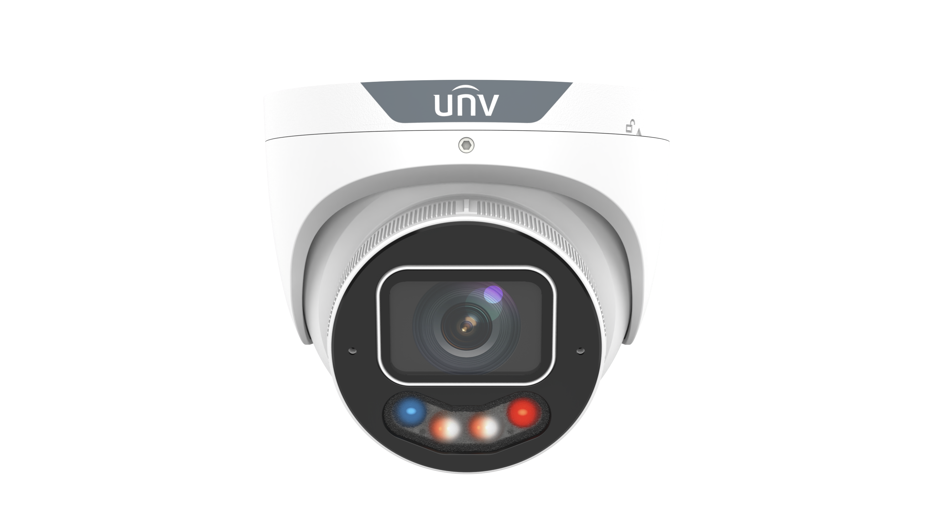 Uniview - IPC3634SE-ADZKMC-WP-I1 - 4MP OwlView Plus Tri-Guard VF Dual-light Turret Network Camera