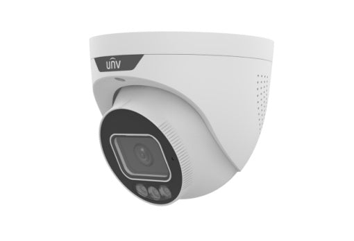 UNV - IPC3635SS-ADF40KMC-I1 - UNV 5MP Tri-guard 2.0 Turret, 4.0mm(F1.0, Red&Blue light, Alarm&Audio interfaces)