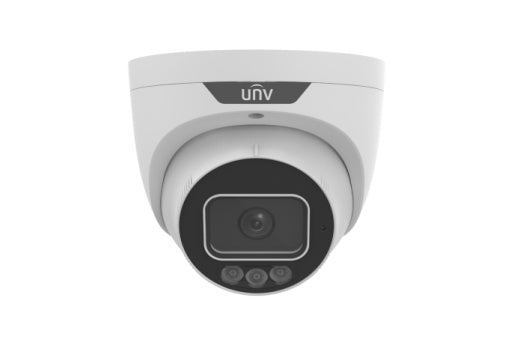 UNV - IPC3638SS-ADF28KMC-I1 - UNV 8MP Tri-guard 2.0 Turret(F1.0, Red&Blue light, Alarm&Audio interfaces)