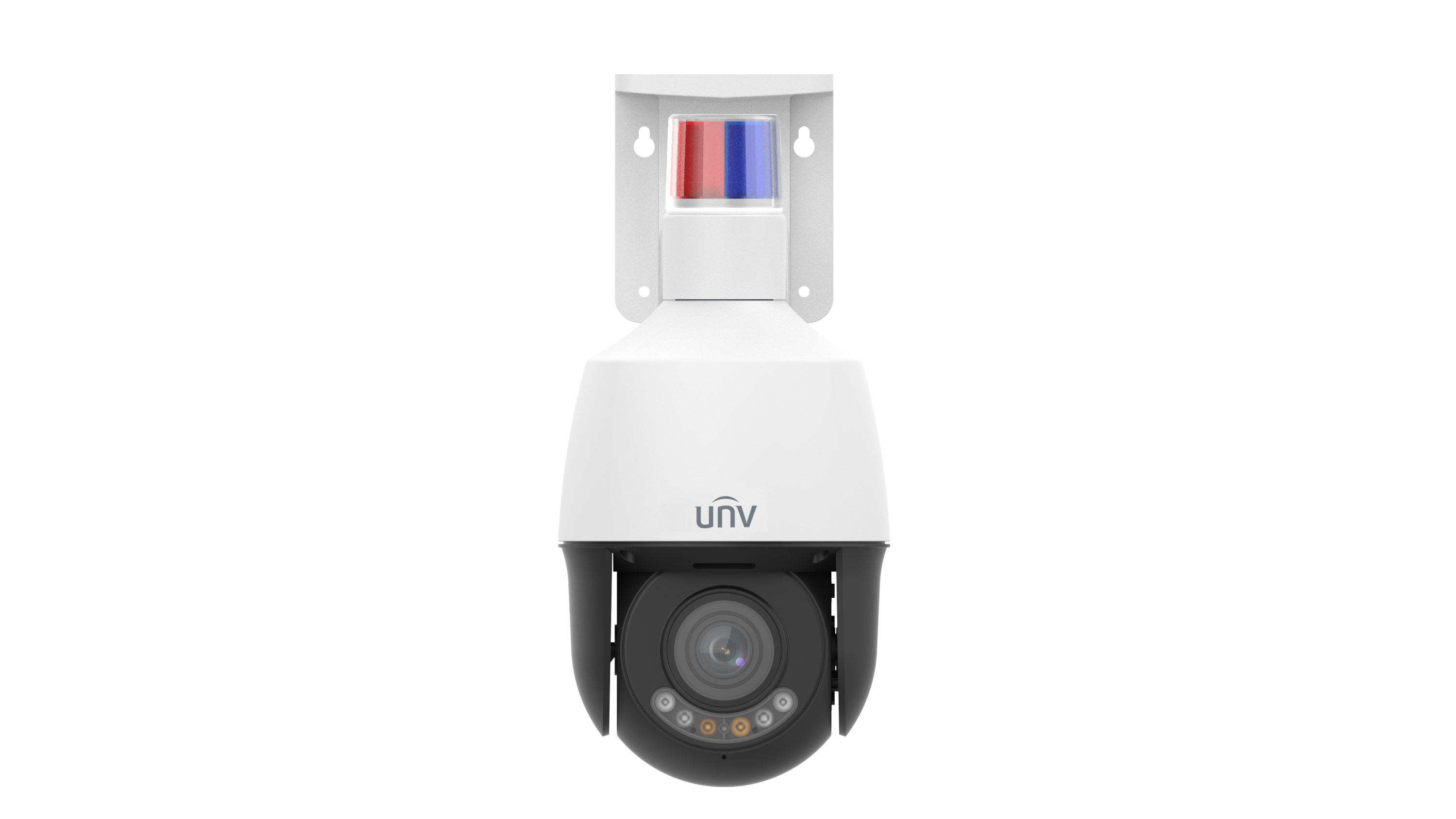 UNV - IPC6312LFW-AX5C-VG1 - UNV 2MP Active Deterrence Plastic PTZ Camera (2.7mm-13.5mm,Audio&Alarm, Two-Way Audio, Starlight, Auto Tracking)