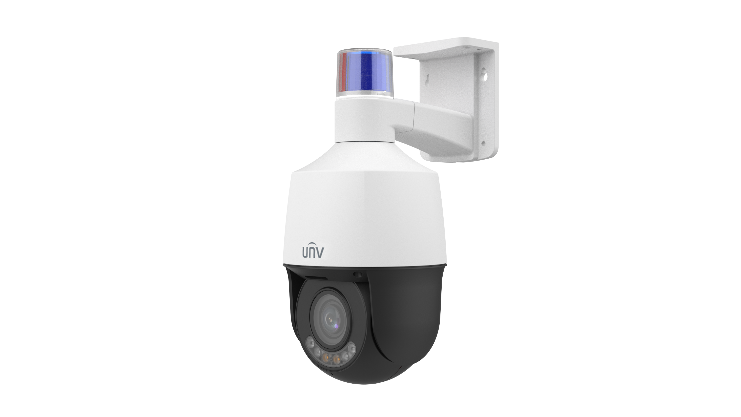 UNV - IPC6312LFW-AX5C-VG1 - UNV 2MP Active Deterrence Plastic PTZ Camera (2.7mm-13.5mm,Audio&Alarm, Two-Way Audio, Starlight, Auto Tracking)