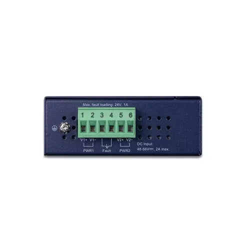 PLANET - IPOE-171-60W - Industrial Single-Port Multi-Gigabit 802.3bt PoE++ Injector (60W, -40~75C, 48~56VDC)