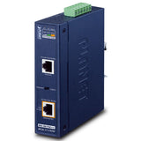 Planet - IPOE-171-95W - IP30, Industrial Single-Port Multi-gigabit 802.3bt PoE++ Injector (95 Watts, UPoE, Legacy mode support, PoE Usage LED, 10M/100M/1G/2.5G/5G speed, -40 to 75 C, 12V~48V DC power boost)