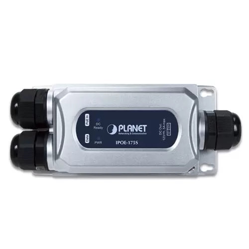 PLANET - IPOE-175S - Industrial IP67 802.3bt PoE++ Splitter (DC 12V, -40~75C)