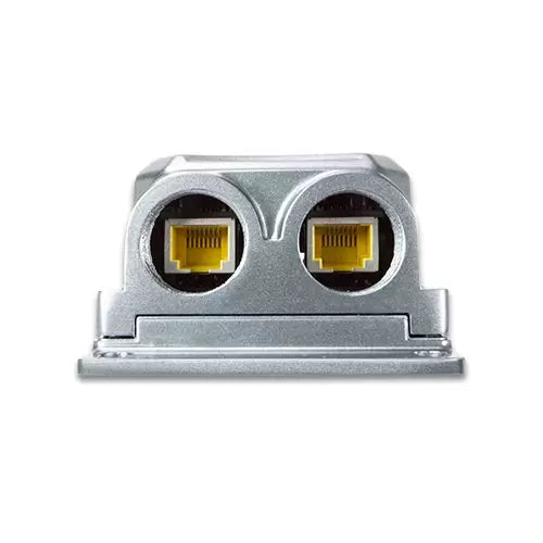 Planet - IPOE-E302 - IP67-rated Industrial 1-Port 802.3bt PoE++ to 2-Port 802.3at/bt PoE++ Extender (-40~75 degrees C, IK10 impact protection), 3 x waterproof cable glands included