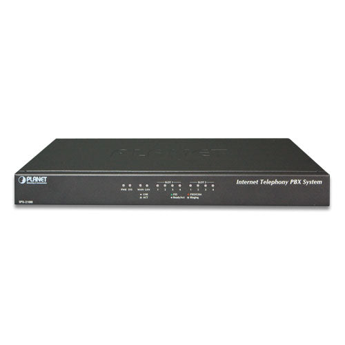 Planet - IPX-2100 - 100 User Asterisk base Advance IP PBX with 2-expandable PCI interface slots(FXO/GSM)