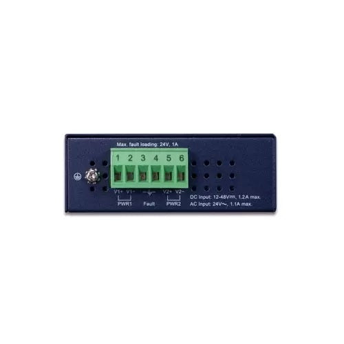 Planet - ISW-801T -  IP30 Slim Type 8-Port Industrial Fast Ethernet Switch (-40 to 75 degree C) 