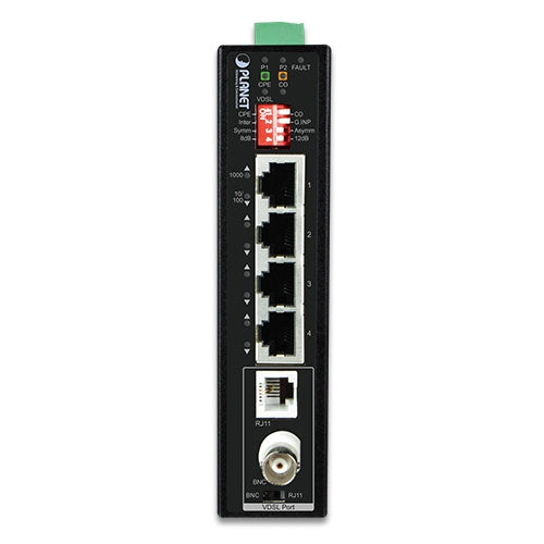 Planet - IMG-2102T - IP30 Industrial 1-Port RS232/RS422/RS485 Modbus Gateway (1 x 100BASE-FX SC, Multi-mode 2km, -40~75 degrees C)
