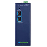 Planet - IXT-900-2X - IP40 Industrial 2-Port 10G/1GBASE-X SFP+ Managed Media Converter(-40 to 75 C,)