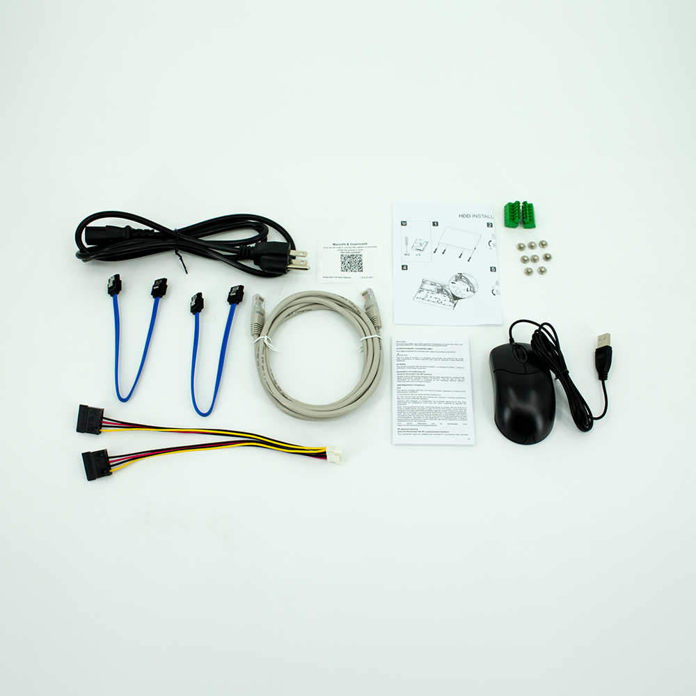 Dahua - N464E124C - IP Kit: 16-CH NVR + 12 x 4MP, VU-MORE Night Color Eyeball Cameras