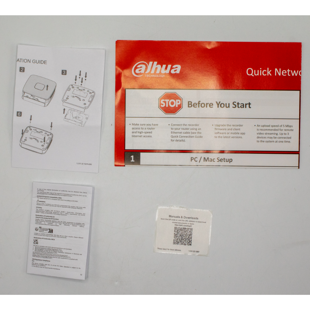 Dahua - N484E62C - IP Kit: 8-CH NVR + 6 x 4MP, VU-MORE Night Color Eyeball Cameras
