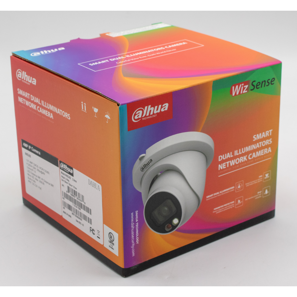 Dahua - N484E62C - IP Kit: 8-CH NVR + 6 x 4MP, VU-MORE Night Color Eyeball Cameras