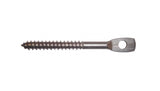Platinum Tools - JH940-100 - Eye Lag Wood Screw with 1/4" hole. 100/Box.