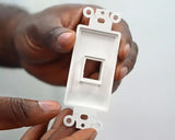 Jonard - K-M1/3 - Single Gang Screw-in Keystone Mount 3 Pack 