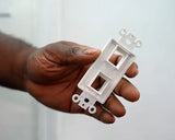 Jonard - K-M2/3 - Single Gang Screw-in Dual Keystone Mount 3 Pack 