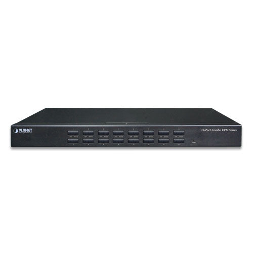 PLANET - KVM-210-16 - 16-Port Combo KVM Switch: Up to 256 computers, On Screen Display (OSD), Quick View Setting (QVS)