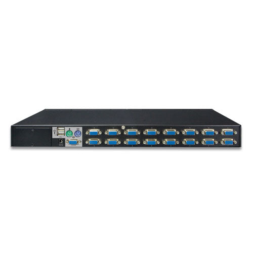 PLANET - KVM-210-16 - 16-Port Combo KVM Switch: Up to 256 computers, On Screen Display (OSD), Quick View Setting (QVS)