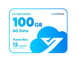 Luminys - LCL-12DATA100GP - LumiCloud 4G Data 100GB Puerto Rico: 12 month Data Plan