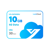 Luminys - LCL-DATA10GU - LumiCloud 4G Data 10GB USA:  30 Day Data Plan