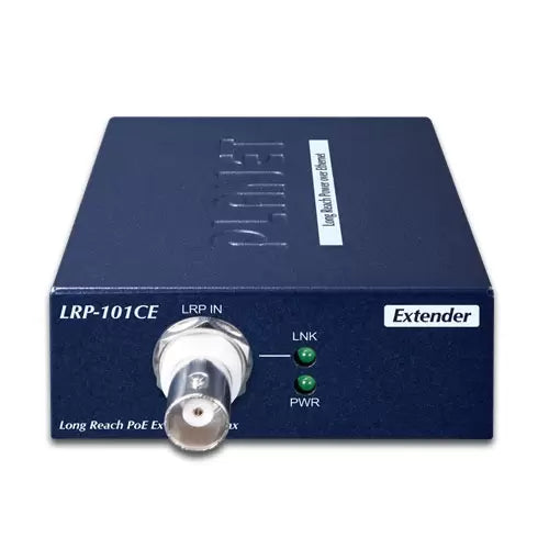Planet - LRP-101C-KIT - 1-Port Long Reach POE over Coax Extender Kit (LRP-101CH+LRP-101CE), -20 to 70 Degree C, up to 1KM